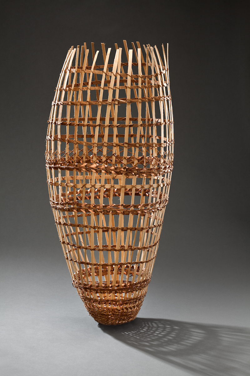 Contemporary Fishing Basket - Salish Weave